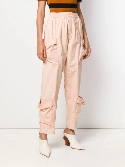 Shop Loewe Large Pocket Trousers In Neutrals