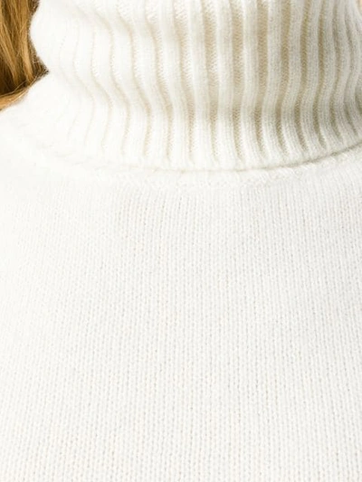 Shop Simon Miller Turtleneck Knitted Top In White