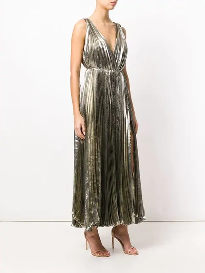 Shop Maria Lucia Hohan Reva Dress In Metallic