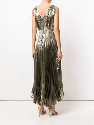 Shop Maria Lucia Hohan Reva Dress In Metallic