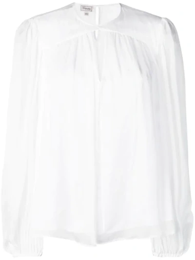 Shop Temperley London Lullaby Blouse In White