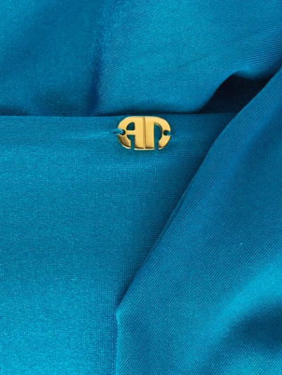 Shop Adriana Degreas Vishy Bandeau Knot Detail Bikini In Blue
