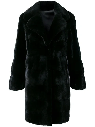Shop Cara Mila Chloe Coat In Black