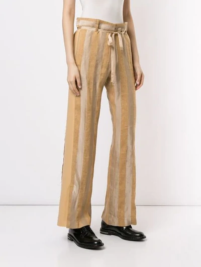 Shop Ann Demeulemeester 'edgar Laurid' Hose - Braun In Brown