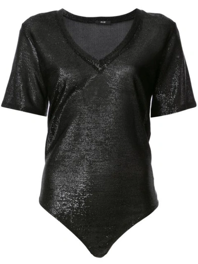 Shop Alix V-neck Bodysuit - Black