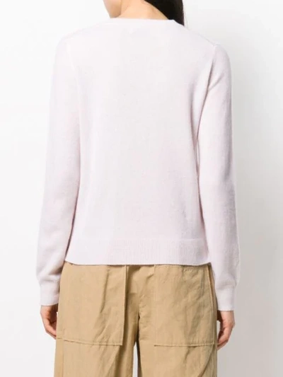 Shop Allude Slim-fit Cashmere Sweater In Neutrals