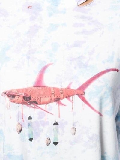 Shop Alchemist Fish Print Sweater - White