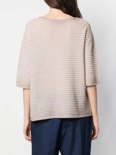 Shop Antonelli Knitted Top - Neutrals