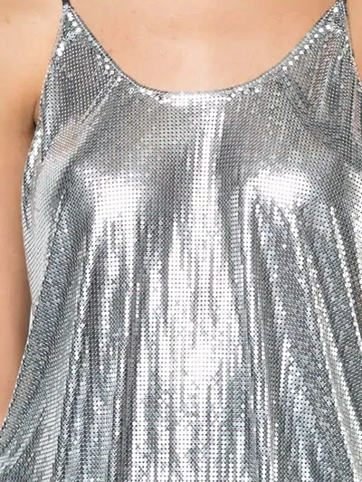 Shop Paco Rabanne Metallic Sequin Vest