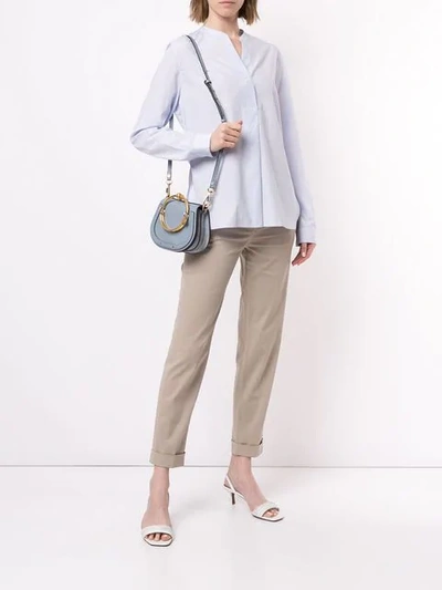 Shop Aspesi Slim-fit Cropped Trousers In Neutrals