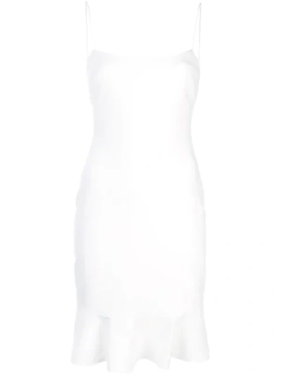 Likely Banks Flounced hem Slip Dress In White ModeSens