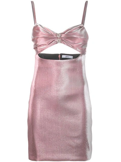 Shop Area Cut Out Mini Dress - Pink