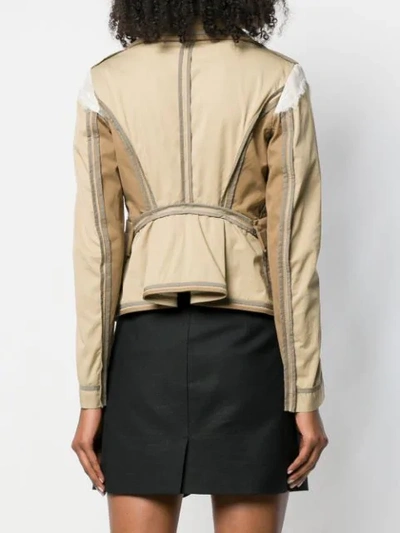 Shop Dsquared2 Operation Seroja Jacket In 115 Beige