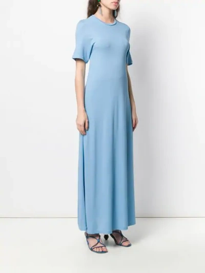 Shop Joseph Plain Jersey Dress In 358 Ciel