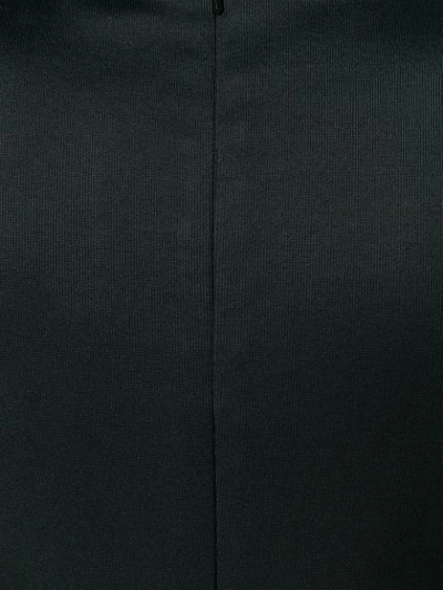 Shop Helmut Lang Asymmetric Shoulders Mini Dress In Black