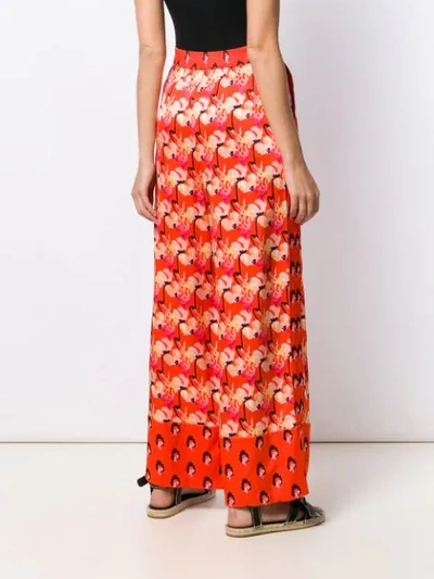 Shop Temperley London Dragonfly Trousers In Red
