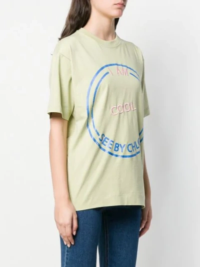 Shop See By Chloé Sbc Printed T In Green