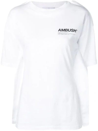 Shop Ambush Fin Logo T In 10 White