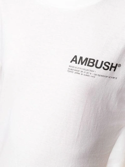 Shop Ambush Fin Logo T In 10 White