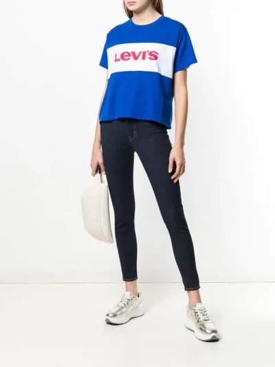Shop Levi's High-rise Skinny Jeans In Blue