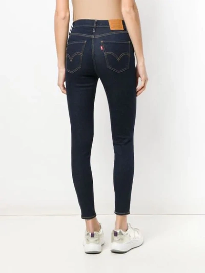 Shop Levi's High-rise Skinny Jeans In Blue