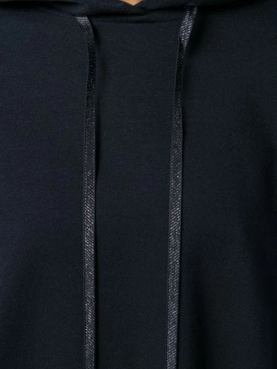 Shop Max Mara Studio Oversized Hoodie - Blue