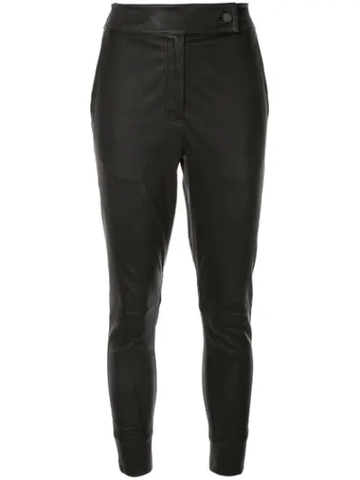 Shop Manning Cartell Screen Time Trousers In Black