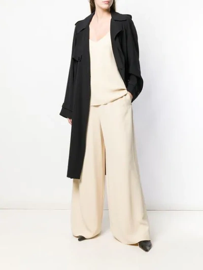 Shop The Row Plain Palazzo Pants In Neutrals