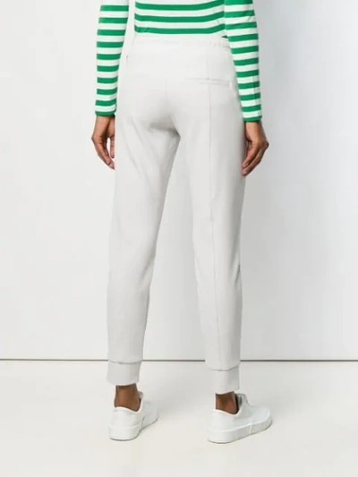 Shop Cambio Drawstring Track Pants - Grey