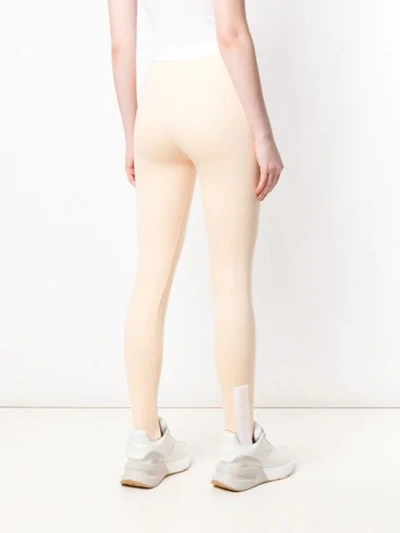 Shop Paco Rabanne Fitted Leggings In Neutrals