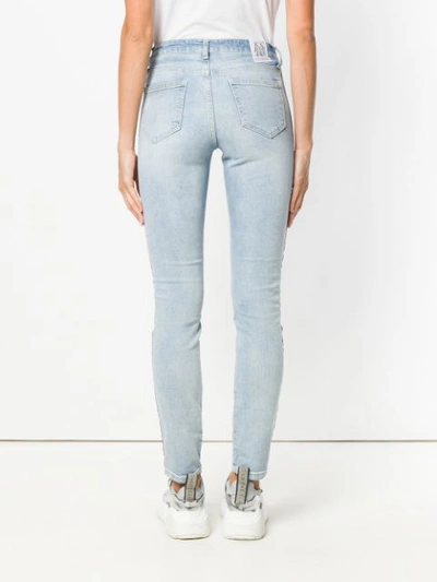 Shop Zoe Karssen Light Wash Skinny Jeans In Blue