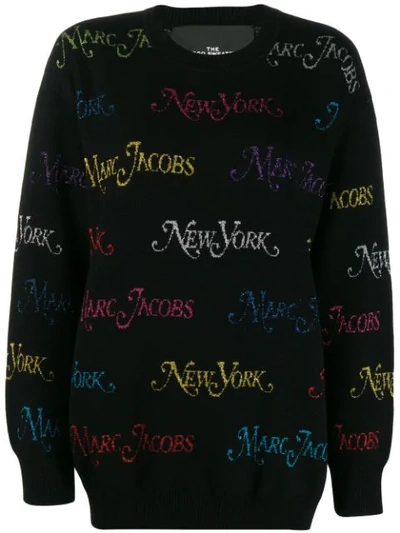 Shop Marc Jacobs X New York Magazine The Logo Jumper In Black