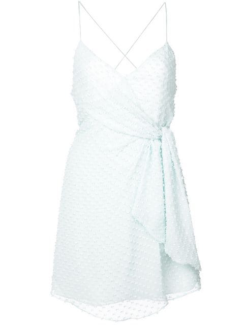 alice and olivia light blue dress