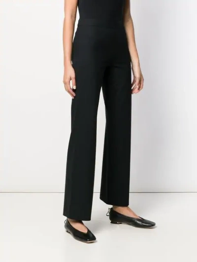 Pre-owned Chanel '2003 High-waisted Trousers In Black