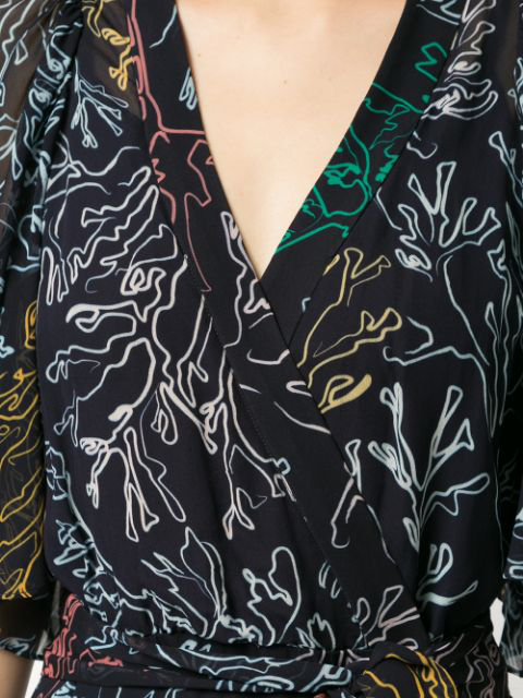 ginger and smart illustrate wrap dress