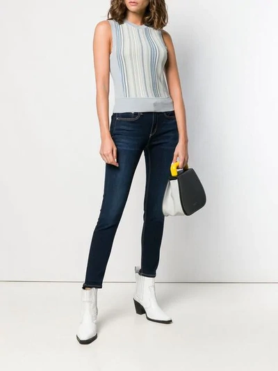 Shop Rag & Bone Lisse Tank Top In Blue