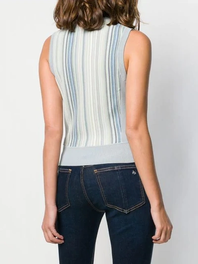 Shop Rag & Bone Lisse Tank Top In Blue