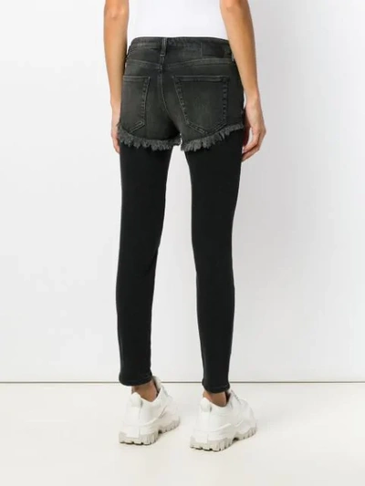 Shop Diesel Slim Babhila Jeans In Black