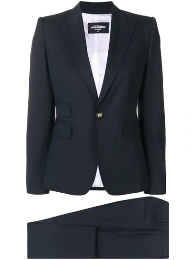 Shop Dsquared2 Two Piece Suit In Blue