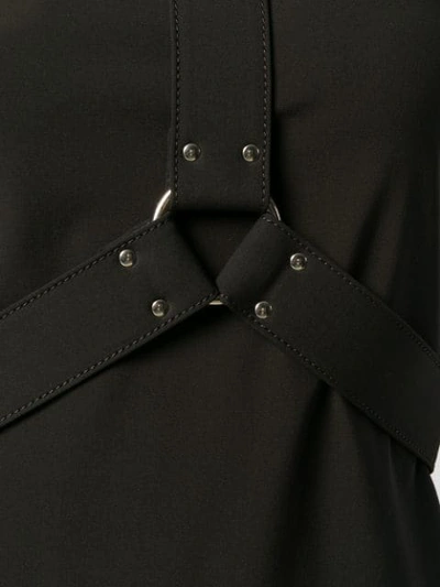 Shop Alyx Belted Front Dress In Black