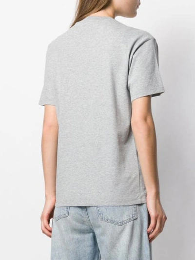 Shop Golden Goose Foil-effect Star-print T-shirt In Grey