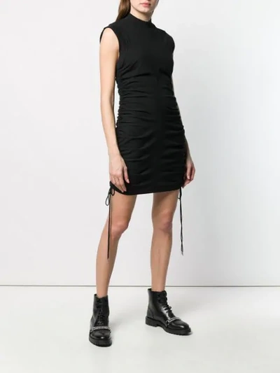 Shop Alexander Wang T Black Fitted Dress