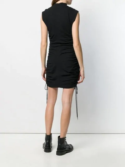 Shop Alexander Wang T Black Fitted Dress