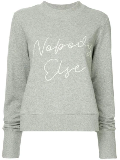 Shop Nobody Denim Nobody Else Sweatshirt In Grey
