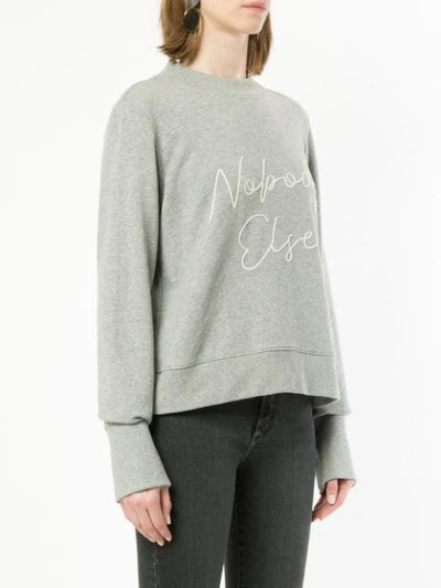 Shop Nobody Denim Nobody Else Sweatshirt In Grey