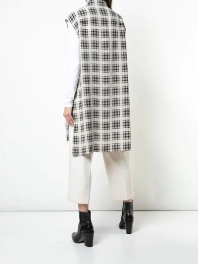 Shop Marc Jacobs Checked Long Shirt In White