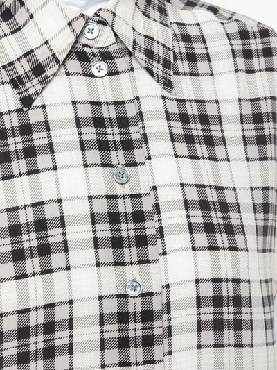 Shop Marc Jacobs Checked Long Shirt In White