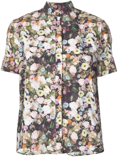 Shop Adam Lippes Floral Print Shirt In Multicolour