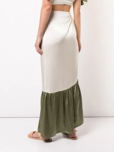 Morgan Lane Abi Skirt In Neutrals