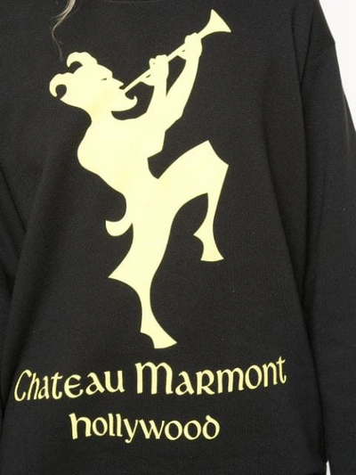 Shop Gucci Chateau Marmont Sweatshirt In Black